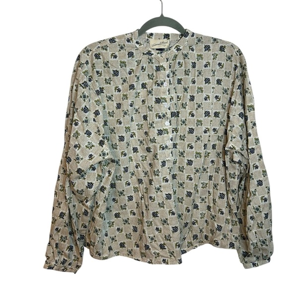 Universal Thread Floral Cottagecore Poet Blouse - Picture 1 of 6